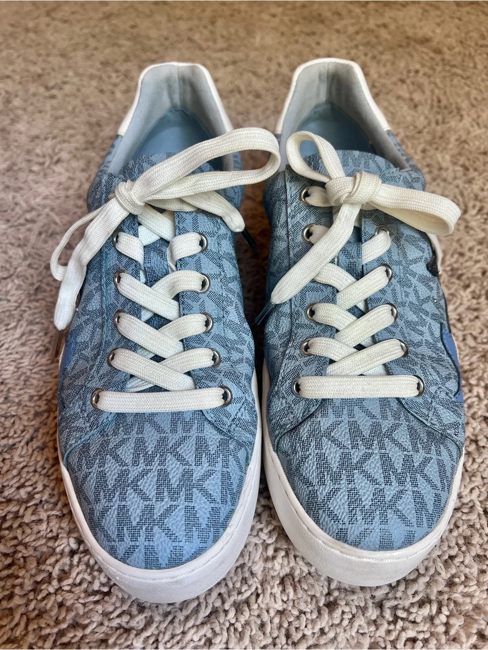 Michael Kors Whale Waves ROMY MK-Print PLATFORM Sneakers - LIMITED EDITION
